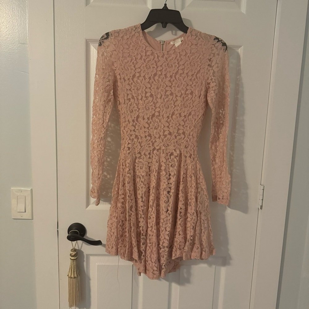 HM Pink Lace Dress